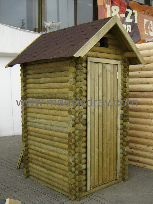 деревянные туалеты для дачи 