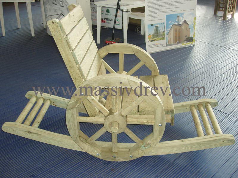 деревянное кресло-качалка