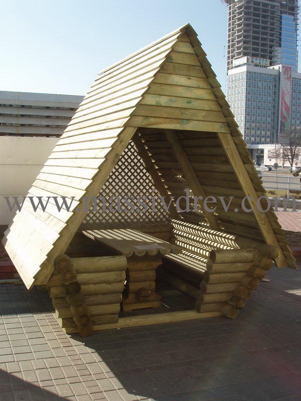 wooden pavilions Picnic