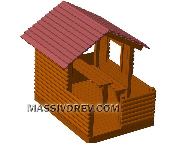 wooden playhouse