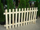 Забор штакетный деревянный
