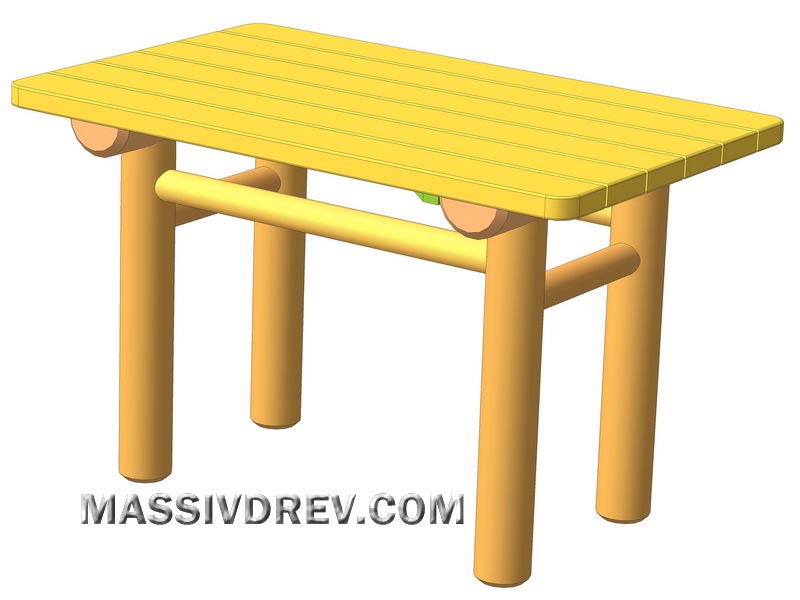 деревянный стол 1200 x 745