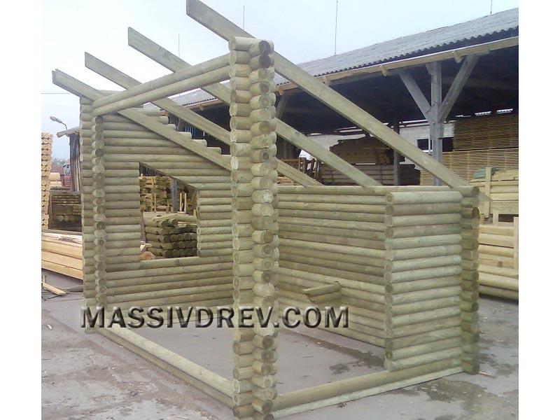 Wooden gazebo